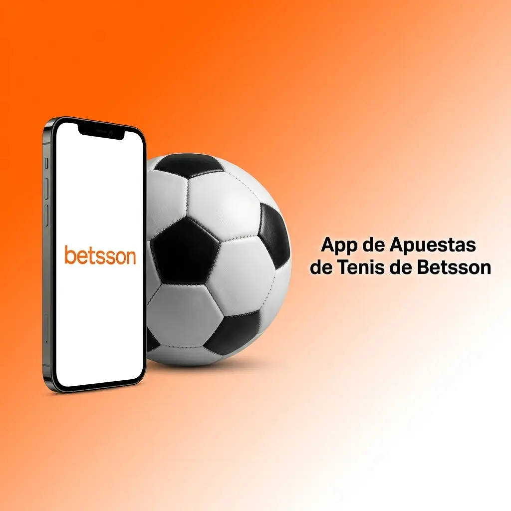 App de apuestas de tenis de Betsson en dispositivo móvil