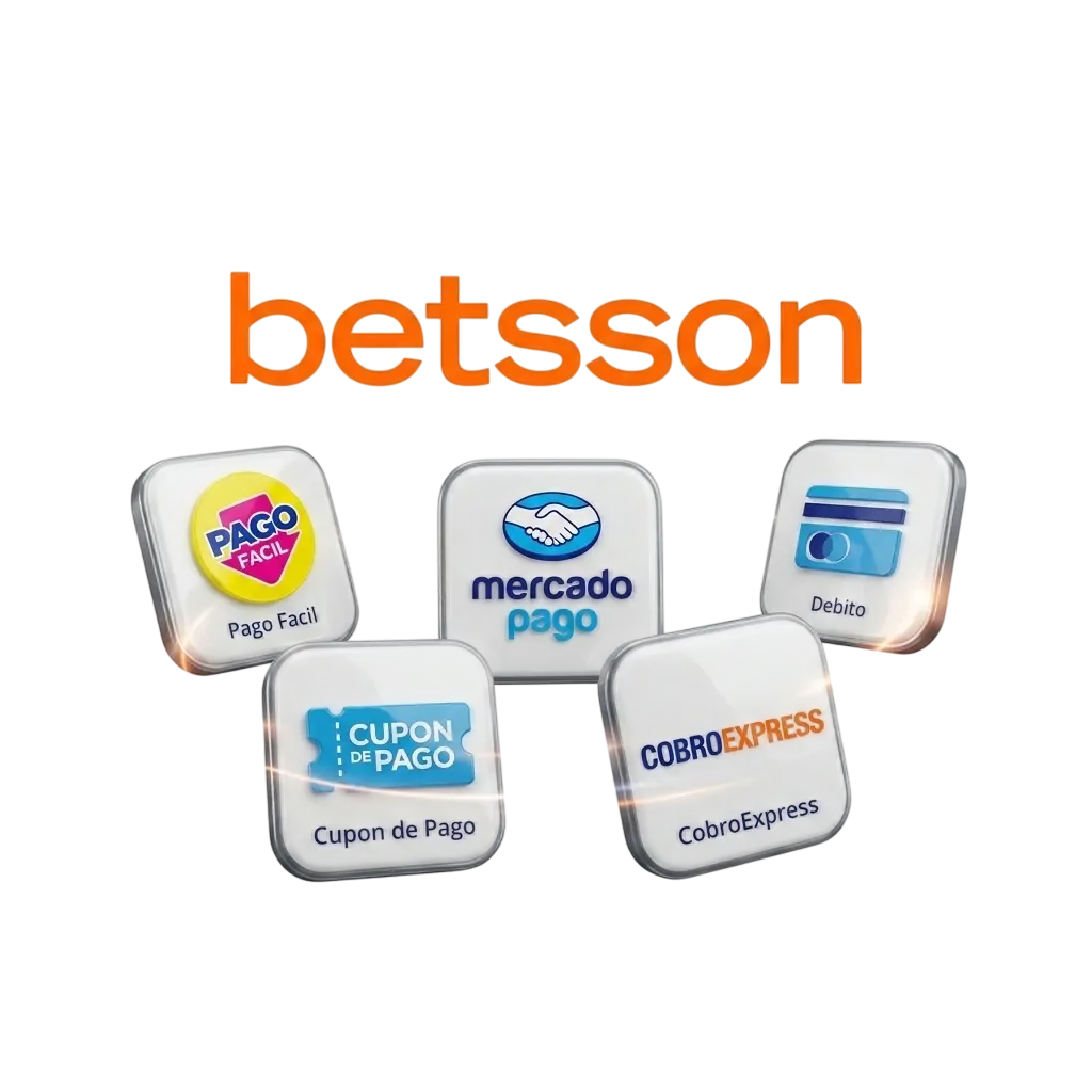 Métodos de pago de Betsson en Argentina